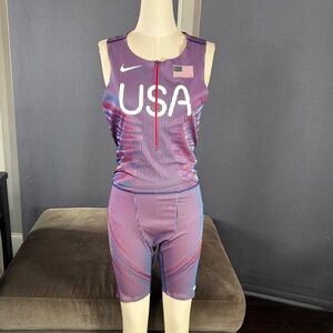 Nike Men’s Team USA Olympics Dri-FIT ADV Pro Elite Sleeveless Speedsuit M RARE